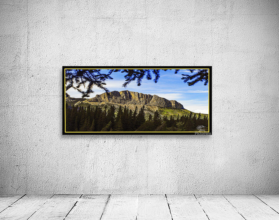 YAMNUSKA MOUNTAIN NEAR BANFF DRIVE BY Wall Preview