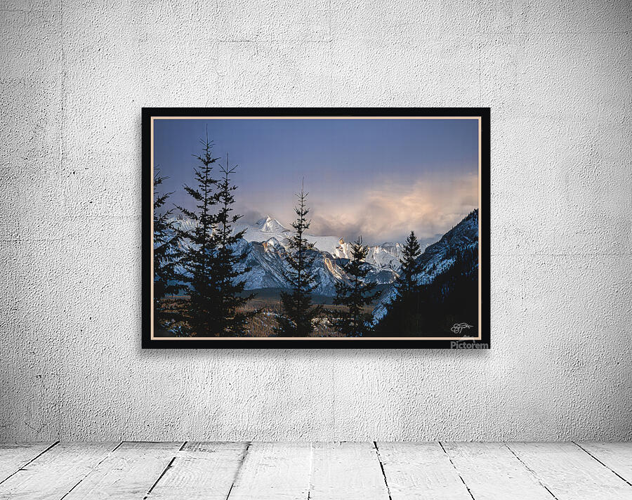 A WINTER SCENE IN THE ROCKIES Wall Preview