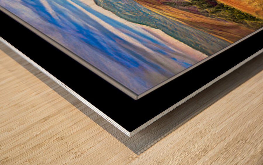 HEAD SMASHED IN INDIGENOUS SITE Wood print