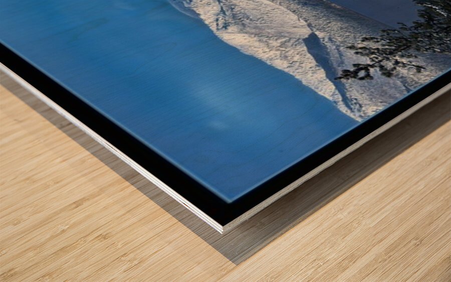 A WINTERY DAY Wood print