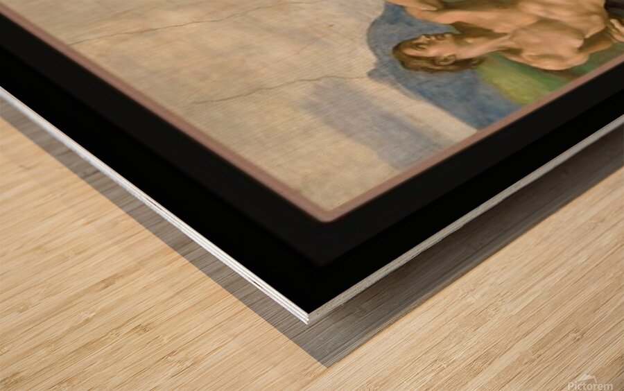 Michelangelo THE CREATION OF ADAM Sistine Chapel Wood print