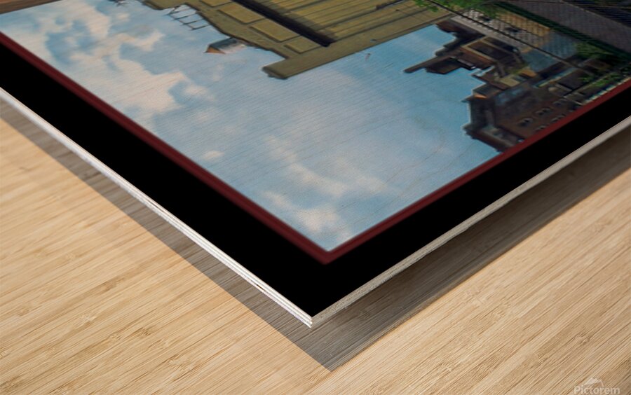 BACKSIDE OF NEW YORK Impression sur bois