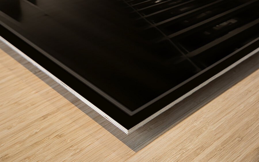 ALONE NO TRAINS RUNNING Wood print