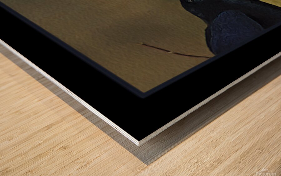 EDGAR ALLAN CROW Wood print