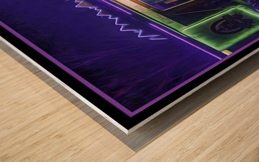 CHRISTMAS EVE TRAIN SHOW Wood print