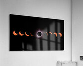 Solar Eclipse 2017 progression Acrylic Print