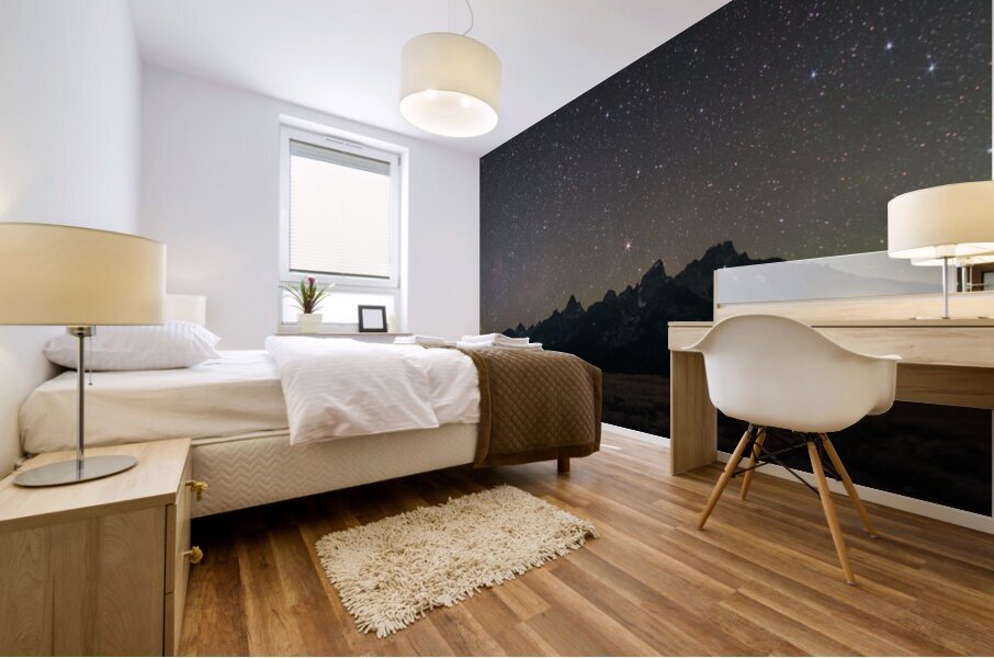 Grand Teton Night Mural print