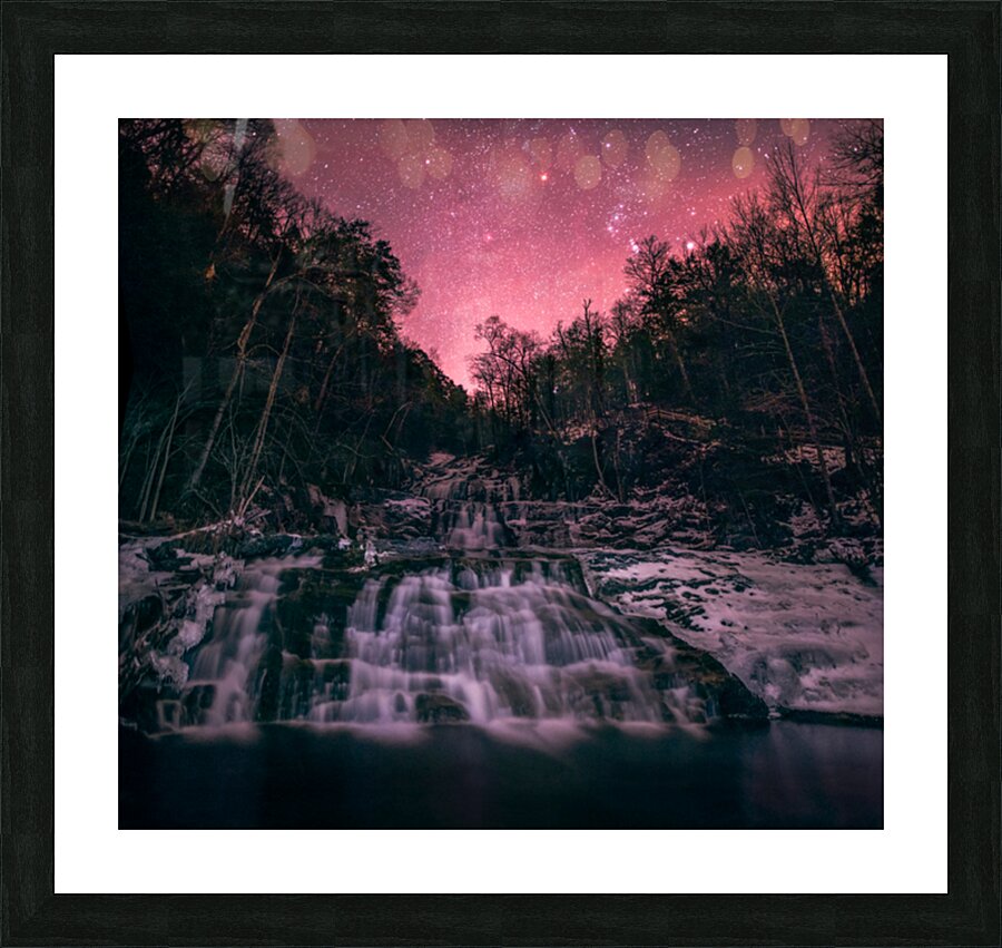 Red Orion Picture Frame print