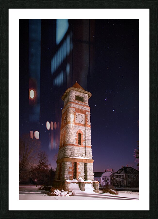 Midnight Tower Picture Frame print