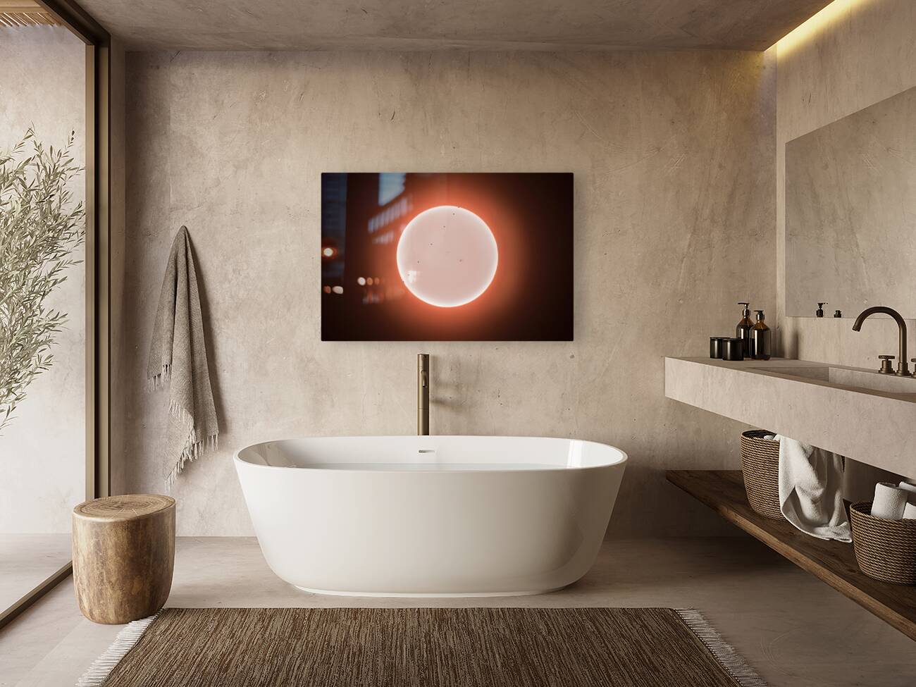 Mercury Across the Sun Reproduction