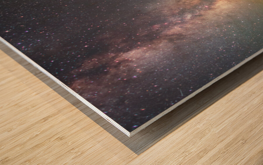 Grand Teton Night Wood print