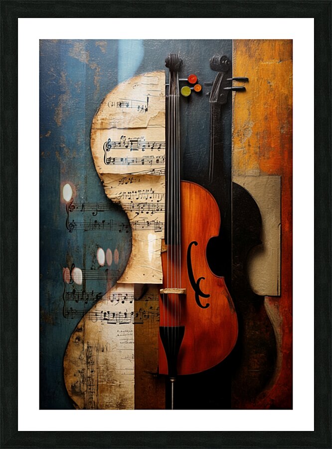Muziko Cello 16 Picture Frame print
