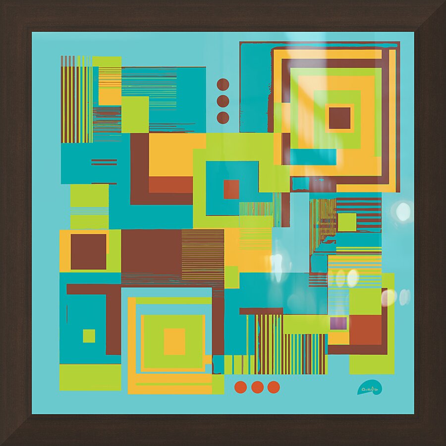 Encoded Picture Frame print