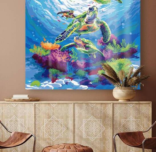 Sea Turtle Tango by Diana de Avila