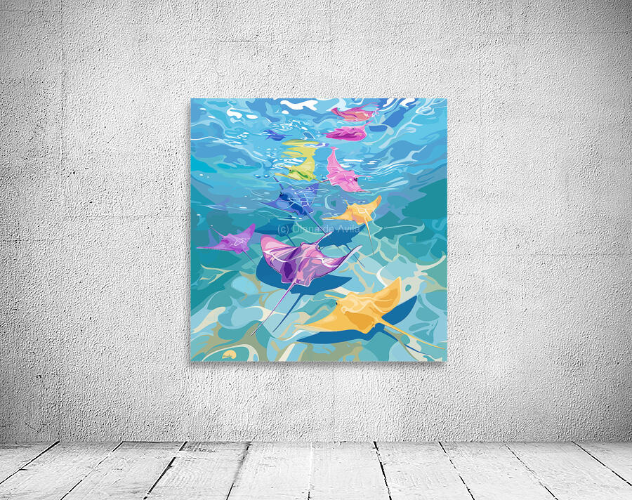 Stingray Serenade Aperçu sur mur