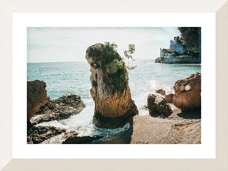 Trieste seashore Picture Frame print