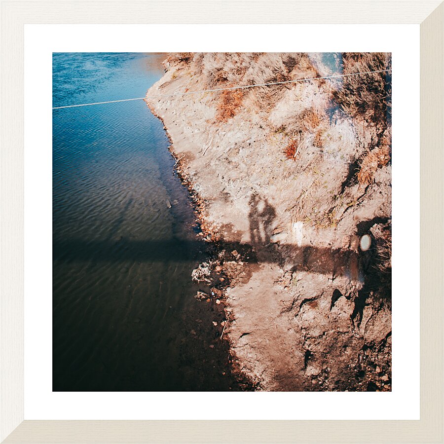 On the Bridge Picture Frame print