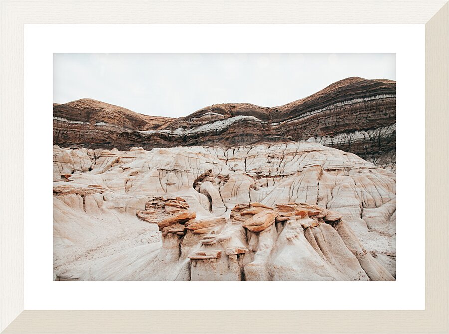 Earth Pyramid Picture Frame print