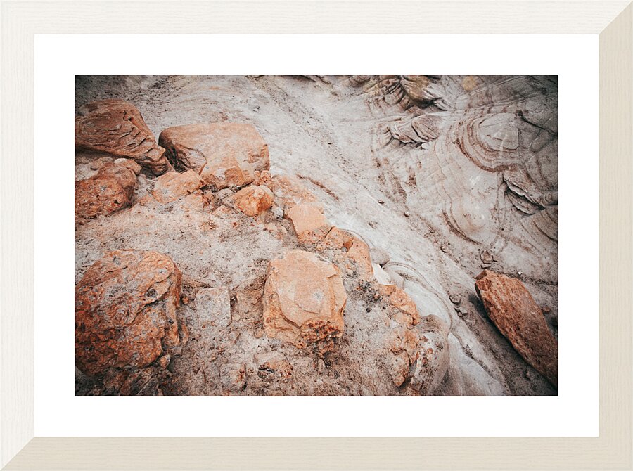 Rock Erosion Picture Frame print