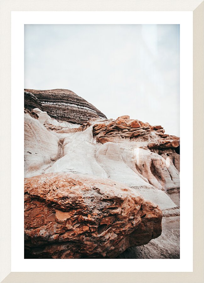 Drumheller Mountains Picture Frame print