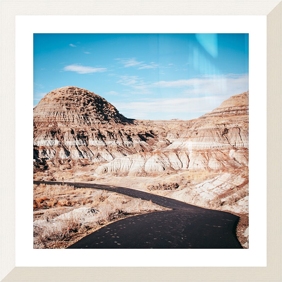 Path through Hoodoos Picture Frame print