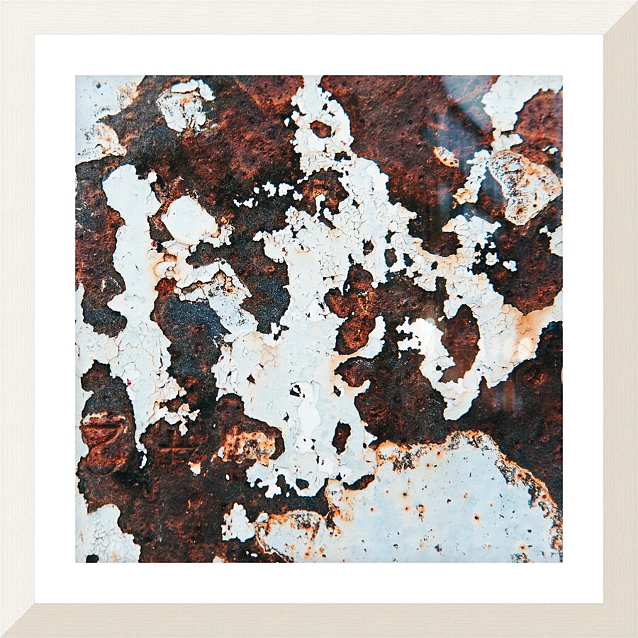 Rustic Cowhide Picture Frame print