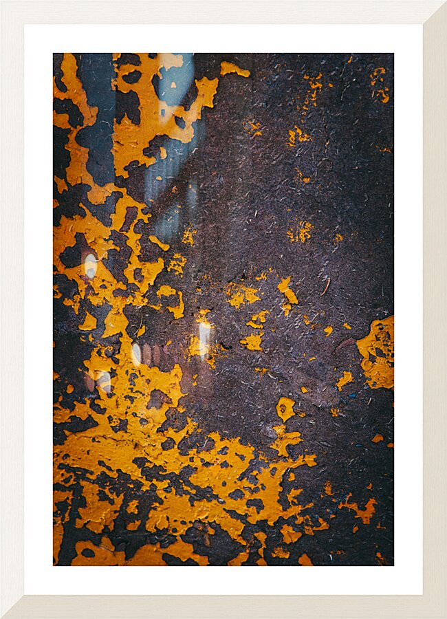 Yellow or Orange Picture Frame print