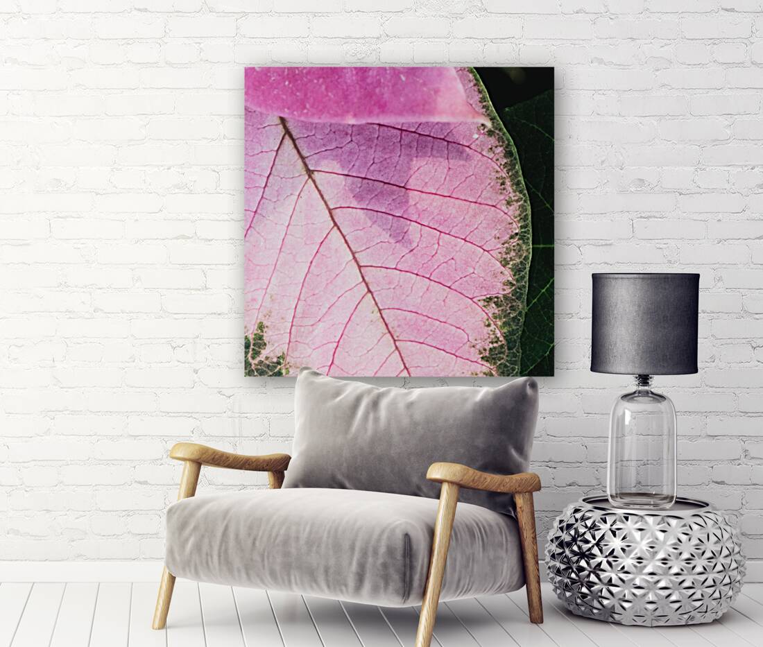 Light Pink Leaves Reproduction