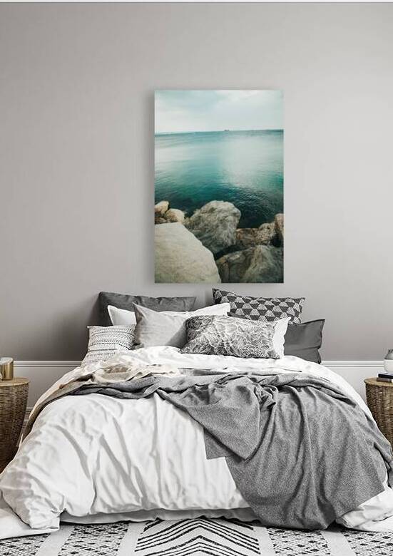 Rocky Shore of Trieste by Art and Photography by Diana