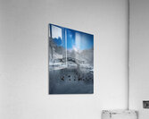 Stillness Beneath the Winter Bridge Acrylic Print