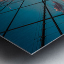 Sunset Symphony on the Brooklyn Bridge Metal print