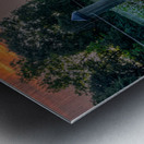 Sunset Serenity on the Boardwalk Metal print