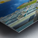 Where Color Walks in Silence Metal print