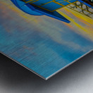 Sunset at Miami Beach Lifeguard Tower Impression metal