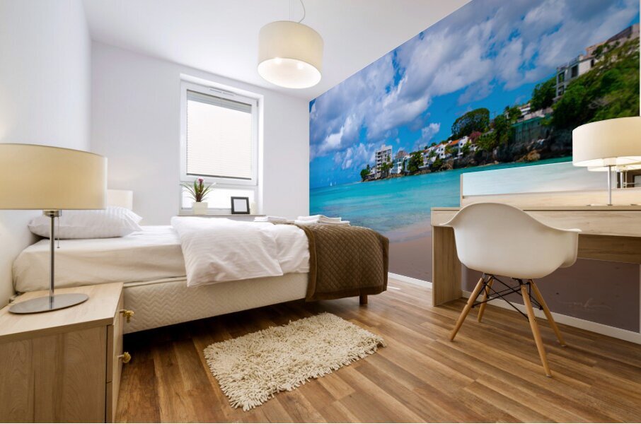 Between Breath and Tide Mural print