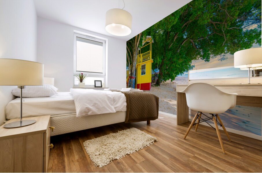 Sun light Shelter Barbados Mural print