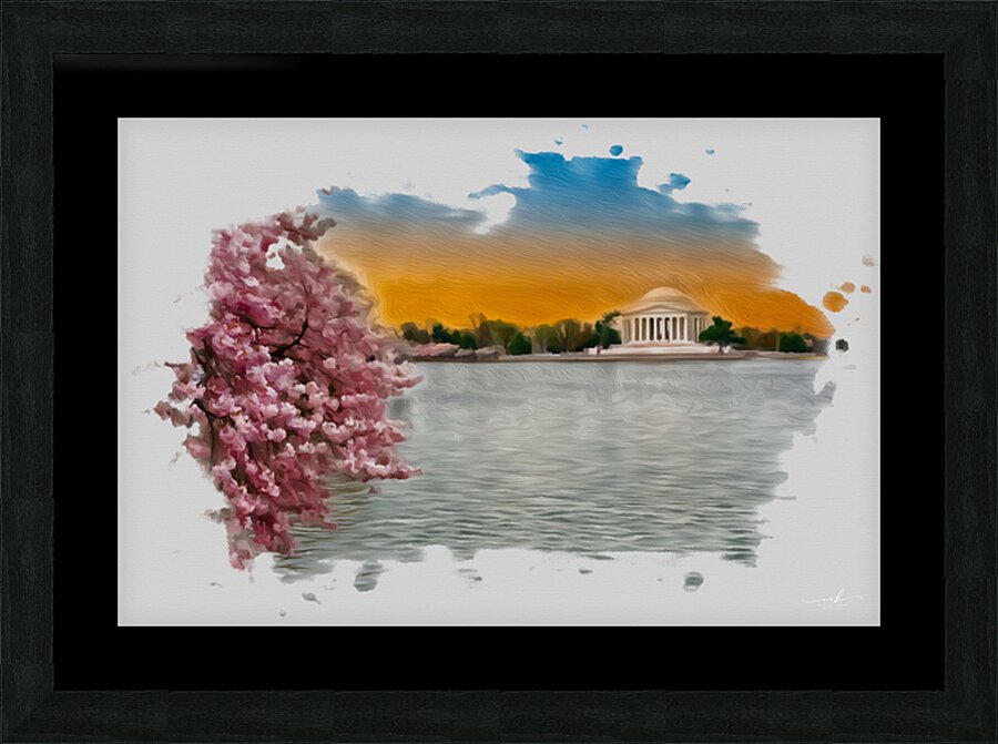 Petals of Reflection Picture Frame print