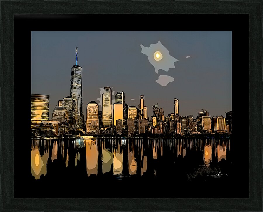 Solstice in the City Picture Frame print