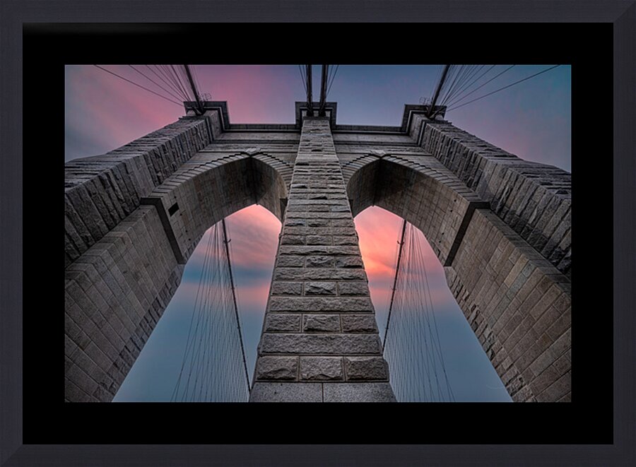 Sunset Through the Arches Picture Frame print