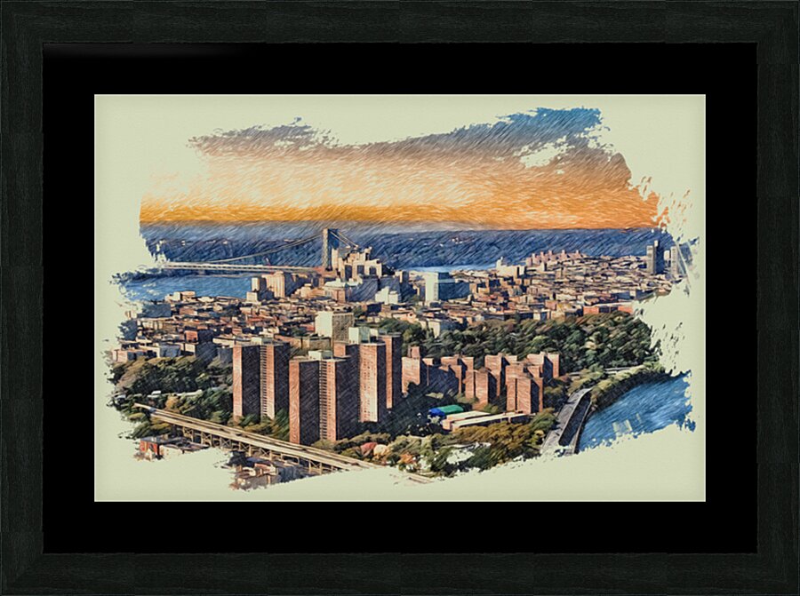 Polo Grounds Picture Frame print