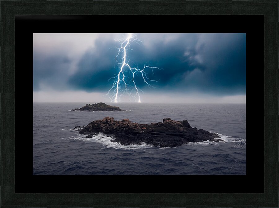 Between Thunder and Solitude Picture Frame print