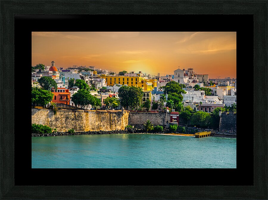 Sunset Over San Juan Soul Picture Frame print