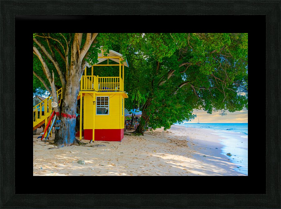 Sun light Shelter Barbados Picture Frame Printing