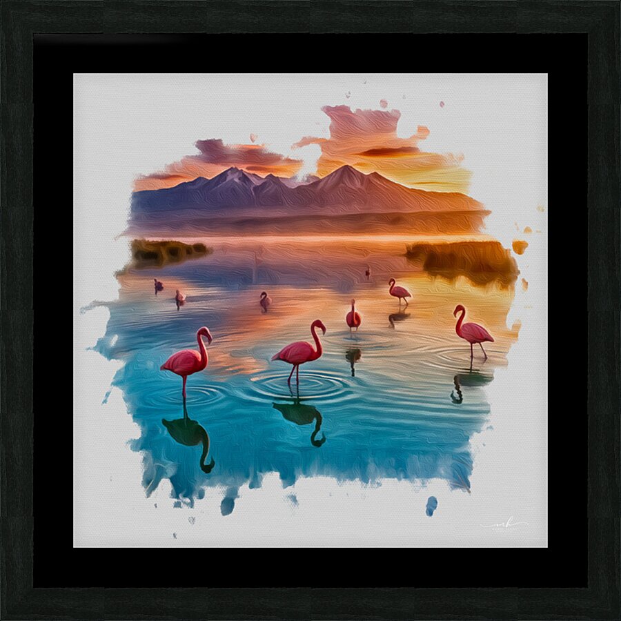 Whispers of the Sunset Tide Picture Frame print