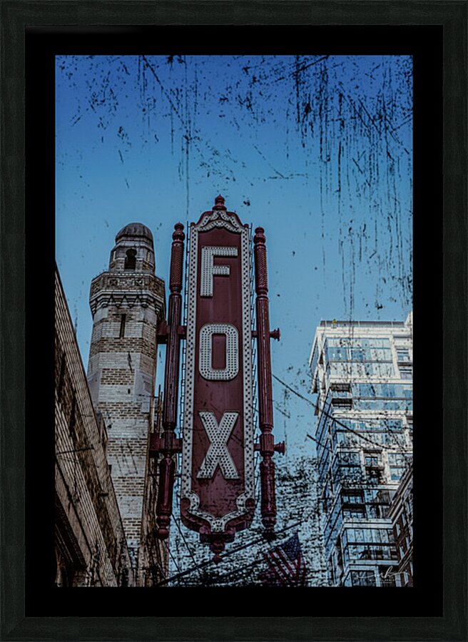 Beacon of the Forgotten Marquee Picture Frame print