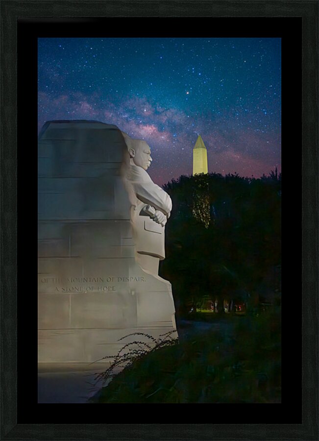 Stone of Hope Picture Frame print