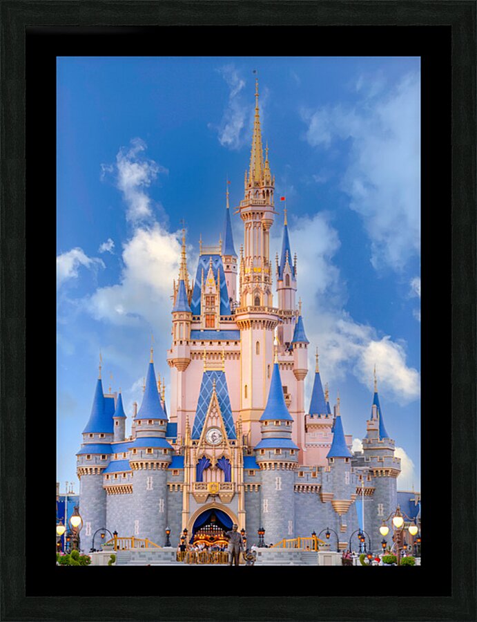 Cinderella’s Castle Picture Frame print