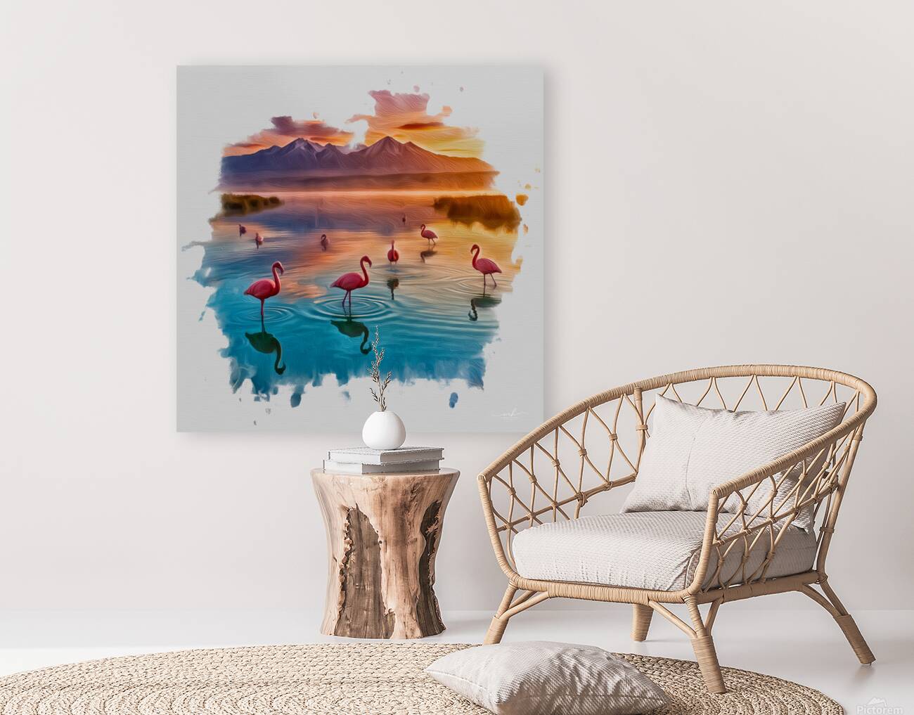 Whispers of the Sunset Tide Reproduction