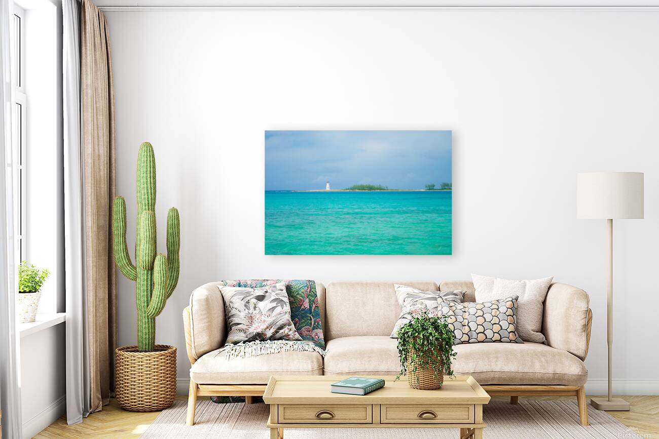 Beacon of the Bahamian Blue Reproduction