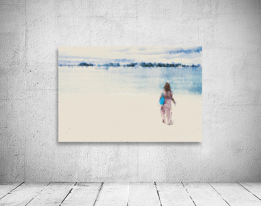 Solitude by the Shore   Wall Preview